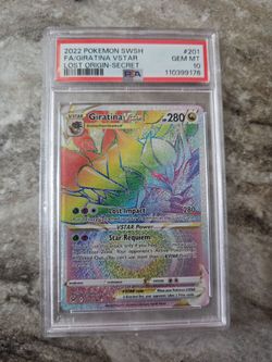 PSA 10 - Giratina VSTAR (Secret) 201/196 Swsh11: Lost Origin Rainbow Holo