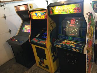 ARCADE GAMES PLAY 60 games just built 1 year warranty Pac-Man, Galaga,centipede,space invaders , donkey Kong