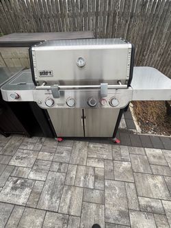 Weber genesis propane grill barbecue
