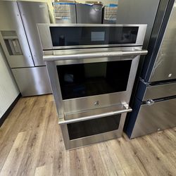 Double oven electric .