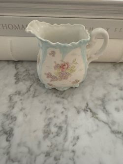 Petite Vintage Floral Pitcher