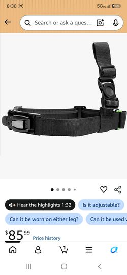 Alien Gear TAQ-Strap Tactical Integrated Tourniquet - Leg Strap for Holsters, Gas Masks, IFAKs - Thigh, Drop, Tactical Leg Holster - Universal
