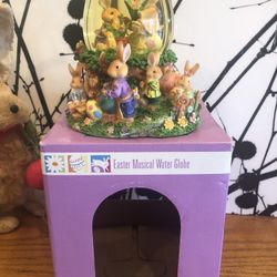 Easter Musical Water Globe