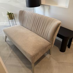 Small gray couch