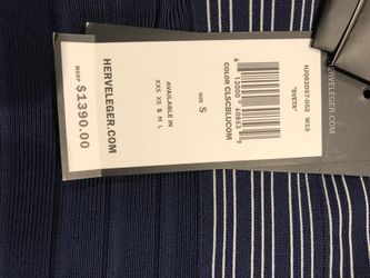 Brand new French designer Herve Leger.