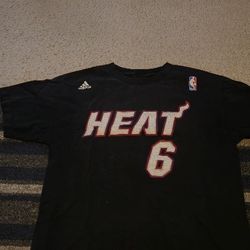 Adidas Miami Heat James T-Shirt