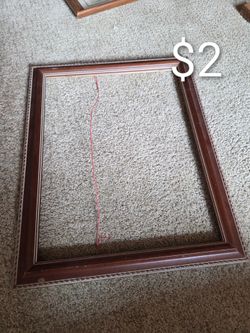 Dark Wood Picture Frame