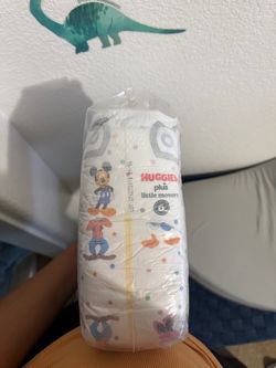 3 packs of unopened size 6 diapers