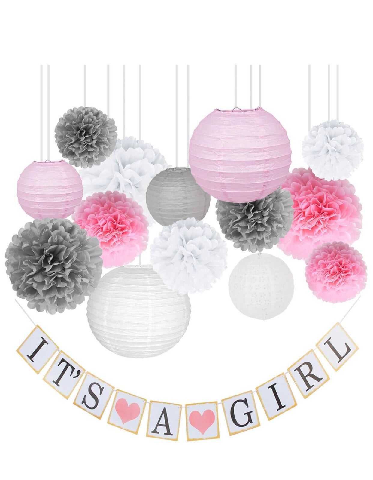 Brand new Baby Shower Decorations for Girl (pick up only)