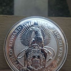 2018 Queens Beast Griffin 10 Oz Silver Coin