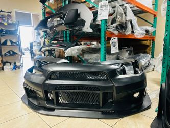 For 08-15 Lancer & Ralliart Varis Style Front Bumper Cover Conversion Polyurethane new in stock