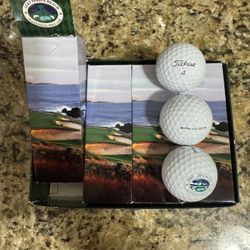 Brand New Titleist Golf Ball Collectors AT&T Pebble Beach National Pro Am 2003