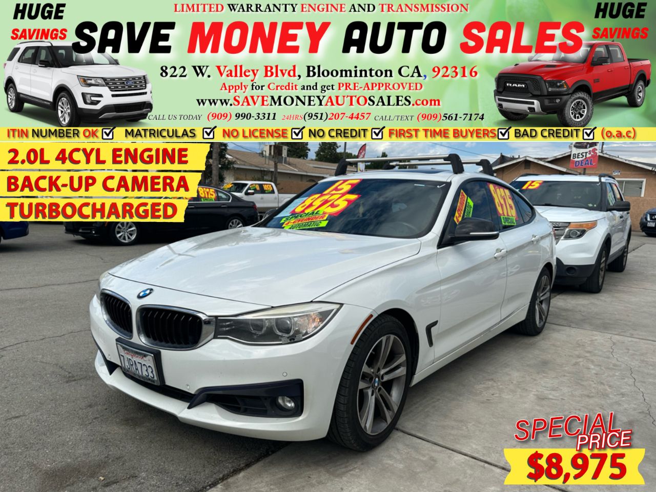 2015 BMW 3 Series Gran Turismo