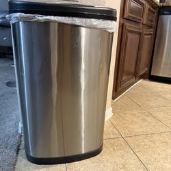 13 Gallon Stainless Steel Waste Basket