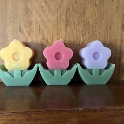 Flower Power Candles 