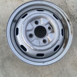 vw Early Stock 4 Lug Rim (only 1)