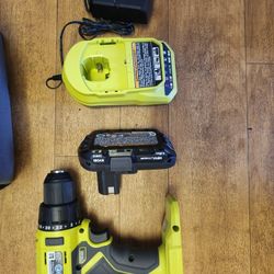 
Home Depot
RYOBI 18V ONE+ Cordless 3/8 in. Drill/Driver Kit with 1.5 Ah Battery
