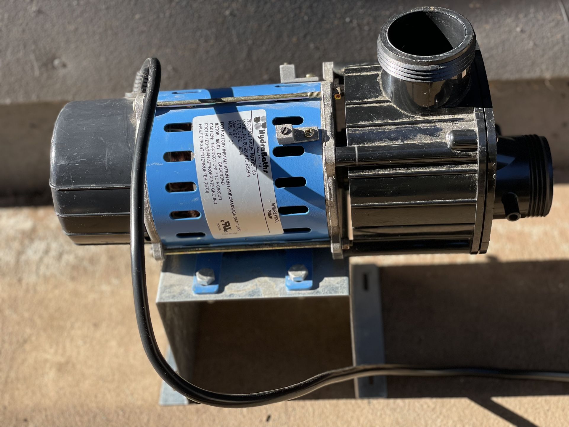 Bath Pump Or Hot Tub Jacuzzi Pump