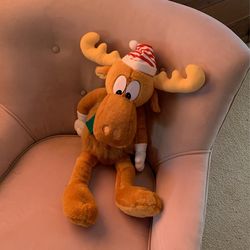 Plush Bullwinkle -Christmas