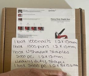 New staple gun. Off Boxelder dr 92563 $10