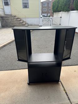 Wooden TV stand