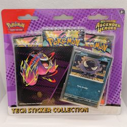 Ascended Heroes 3 Pack - 3pk Tech Sticker Pack (Gastly) - Mega Evolutions