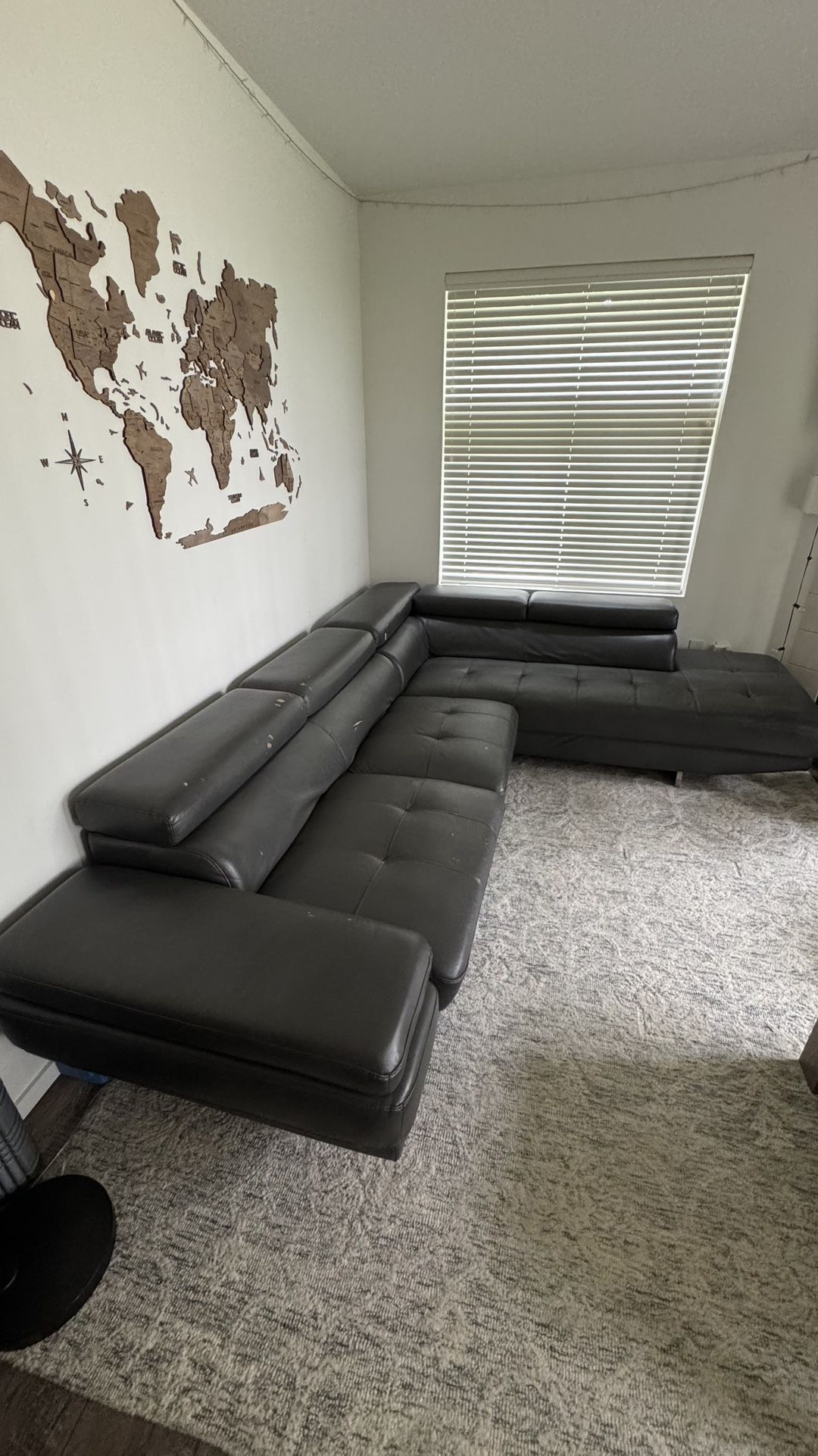 Large Modern Sectional Sofa – Needs Some TLC – Priced to Sell