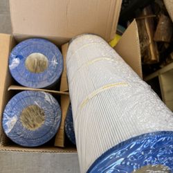 NEW Swimming Pool Filter Cartridges Set Of 4 - Too Tall For Our Tank 19 5/8”x7”x3”