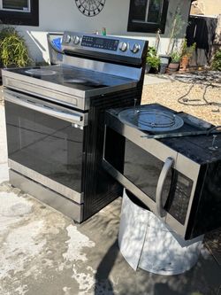 Stove and microwave
