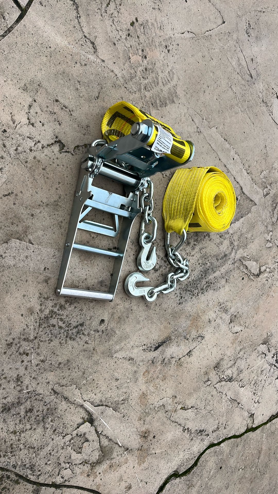 Ratchet Wide Load 6” W Ratchet 4” W Strap New