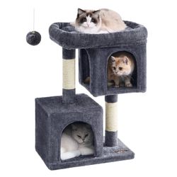 New large cat scratcher cat tree 44lb limit FREE 🎁 with purchase-