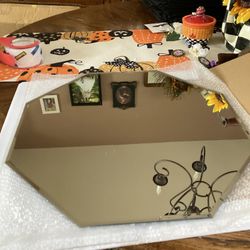 12 Beveled  16”Octagon Mirrors For Centerpieces