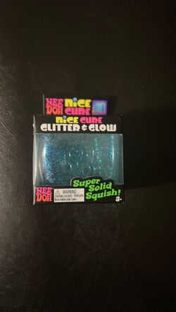 NeeDoh nice cube (glitter+glow)