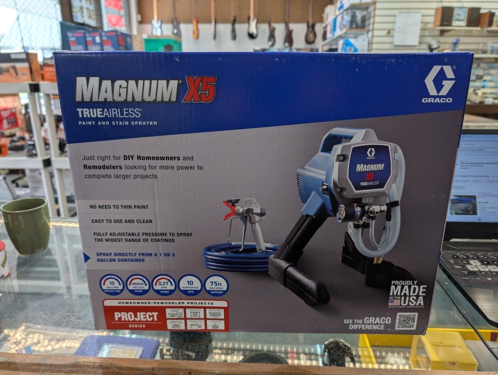 Graco 262800 Magnum X5 True Airless Paint Sprayer Brand NEW!! SEALED