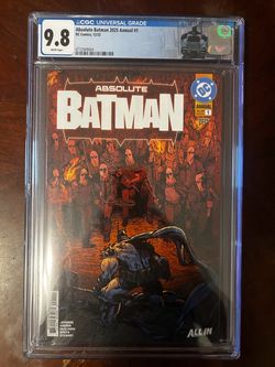 ABSOLUTE BATMAN ANNUAL #1 CGC 9.8 SLAB w/ CUSTOM LABEL DC COMICS