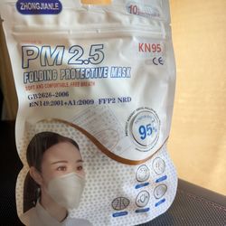 KN95 - Folding Respiratory Protective Mask - 10 Pack