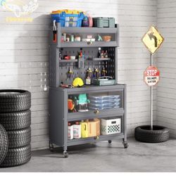 32" Iron Rack for tools or kitchen