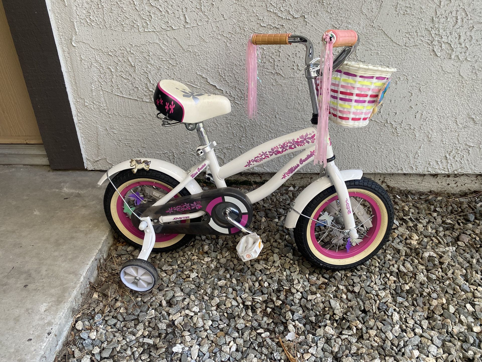 Little kids bike with training wheels girls 2-4 years old