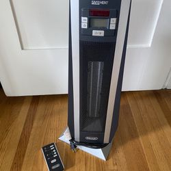 Tower Room Space Heater W/Remote
