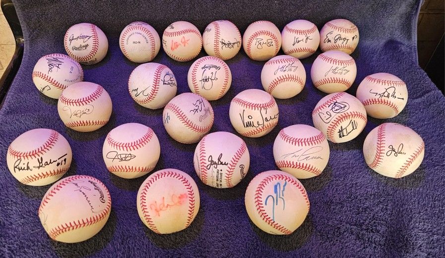 Collection Of Used Game Balls