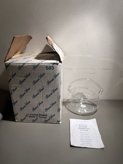 *New Princess House Basket Hand Blown! 