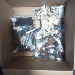 Couple Pounds Of Legos(Starbucks Building, Army Vehicle, Misc)