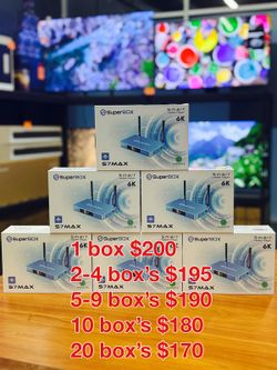 Superbox S7 Max new sealed 1 year warranty v see box superbox super box
