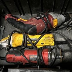 Power Tools With Tool Box