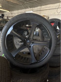 22” inch Giovanna Rims with Continental Tires