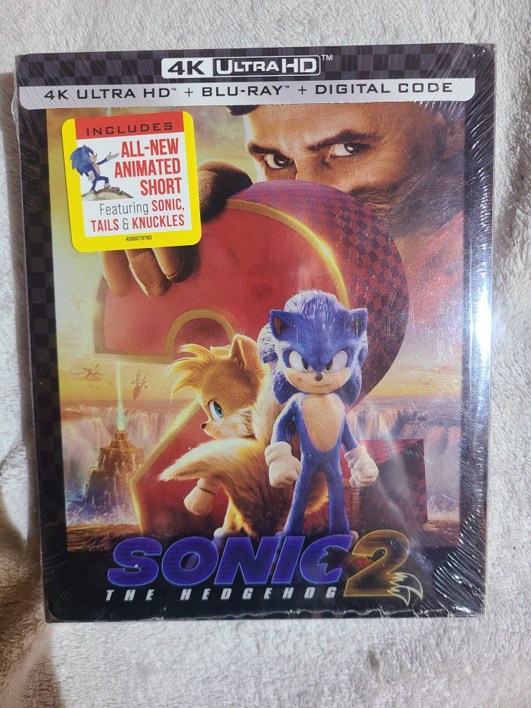 Sonic The Hedgehog 2 4K Ultra HD + Blu Ray
