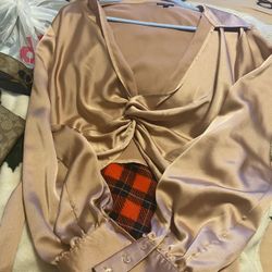 Coach Purse And Wallet And Beautiful Blouse 