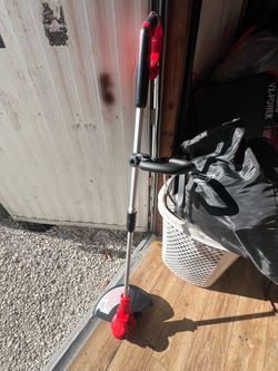 Red and Black Cordless String Trimmer