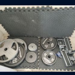 Weight Bench And Weights