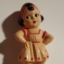 Vintage 5" Plastic Girl Doll